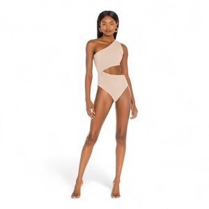 Beach Riot Celine One Piece in Tan NWT